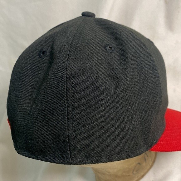 baseball MLB Oakland As new era hat red black 5950 sz 7 - Picture 5 of 11